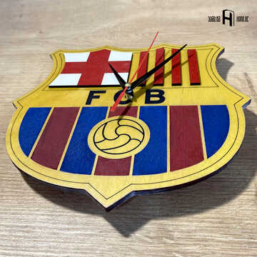 FC Barcelona (light wood, purple engravings)