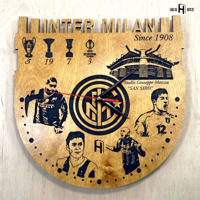 Inter Milan (dark wood, logo in original colours)