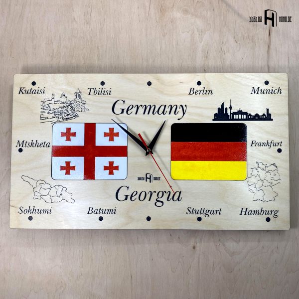 Georgia-Germany (light wood, rectangle)