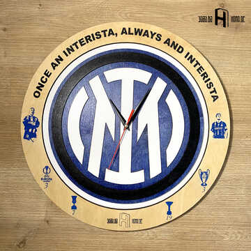 Inter Milan (dark wood, logo in original colours)