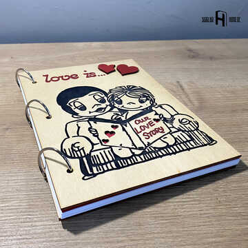 LOVE is... (couple with book)