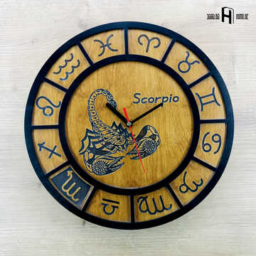 Zodiac - Scorpio (light wood)