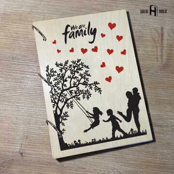 Famili (hugging couple, a boy and a girl on a swing)